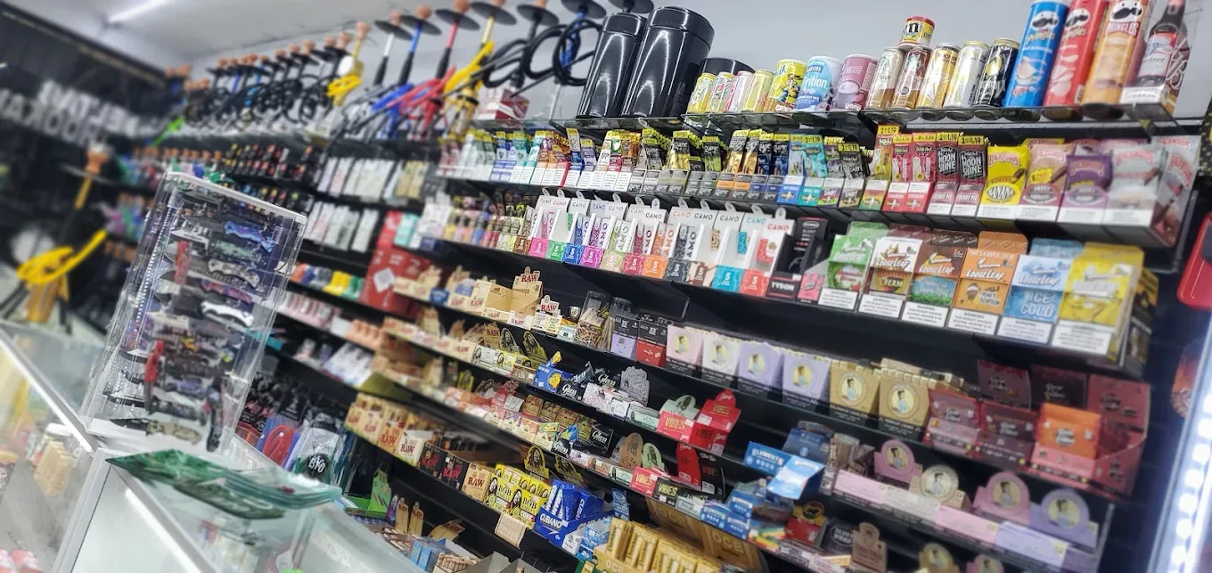 Inside Smokey Vape and Smoke Shop Houston